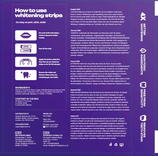 Purple Whitening Strips